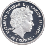 2002 SILVER PROOF 20 CROWN KING HENRY VI