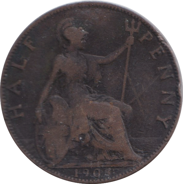 1905 HALF PENNY ( GF )