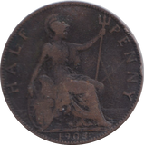 1905 HALF PENNY ( GF )