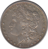 1888 SILVER ONE MORGAN DOLLAR USA
