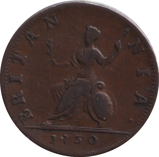 1730 FARTHING ( VF )