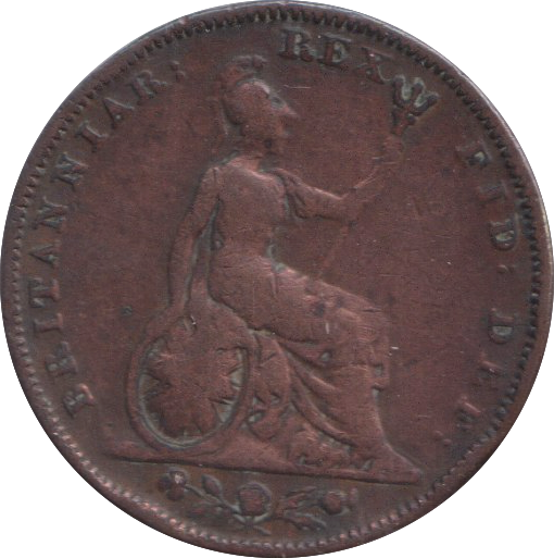 1827 FARTHING ( NF )