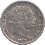 1817 ONE SHILLING ( GF )