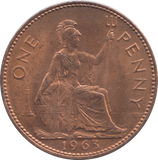 1963 PENNY ( BU )