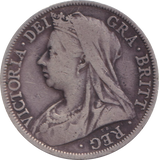 1900 HALFCROWN ( FINE )