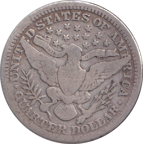 1903 SILVER 1/4 DOLLAR USA