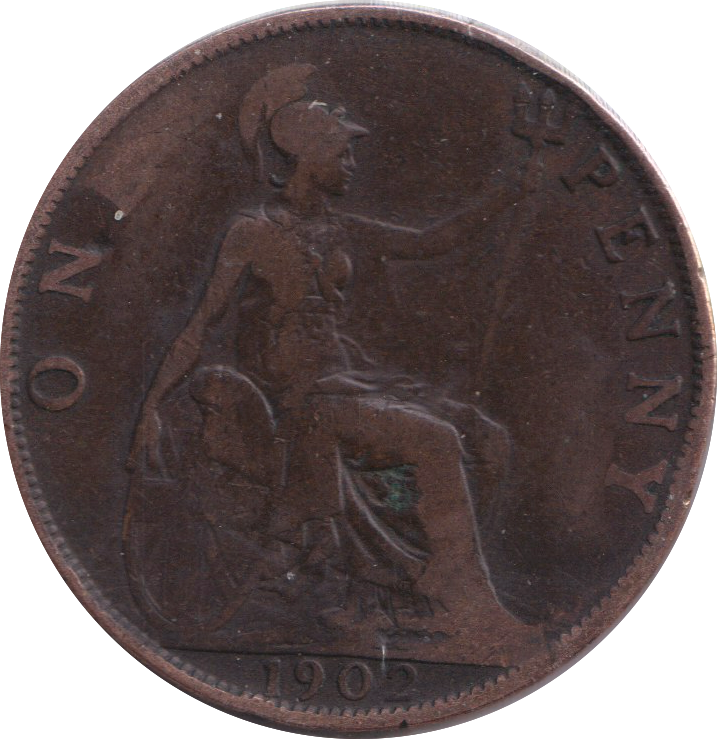 1902 LOW TIDE PENNY ( NF )