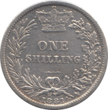 1881 SHILLING ( VF )
