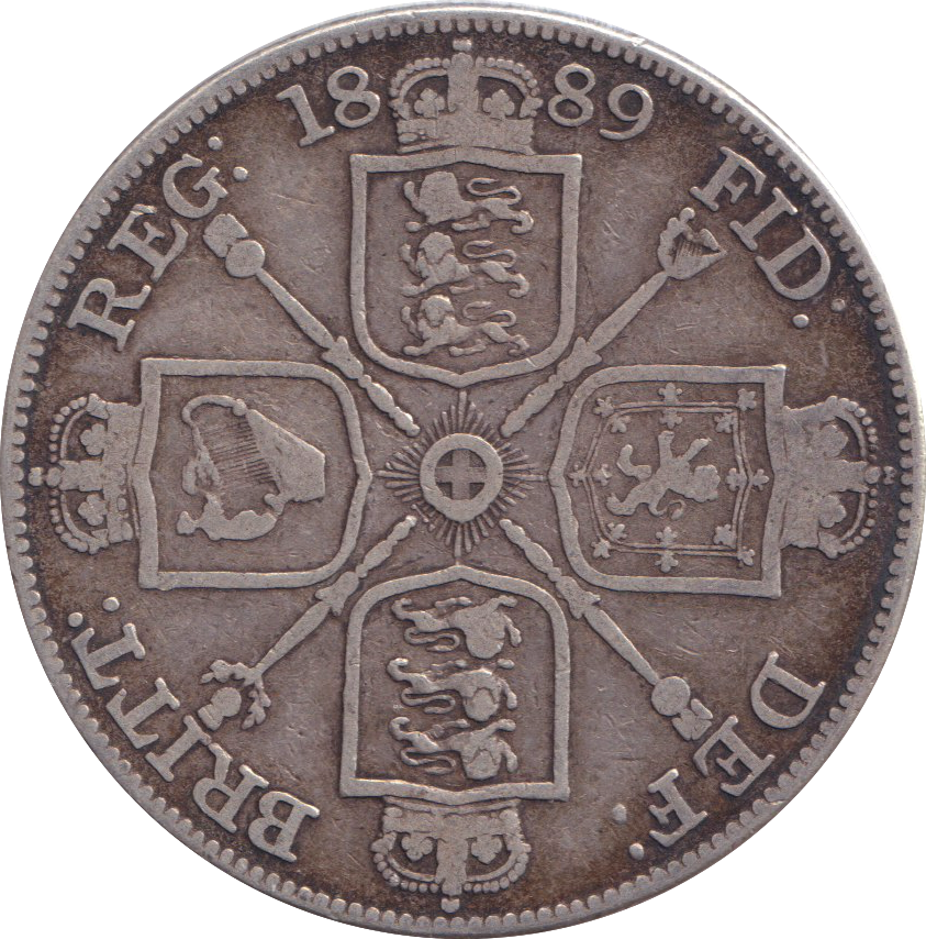 1889 DOUBLE FLORIN ( GF )