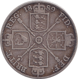 1889 DOUBLE FLORIN ( GF )