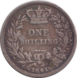 1841 SHILLING ( FINE )