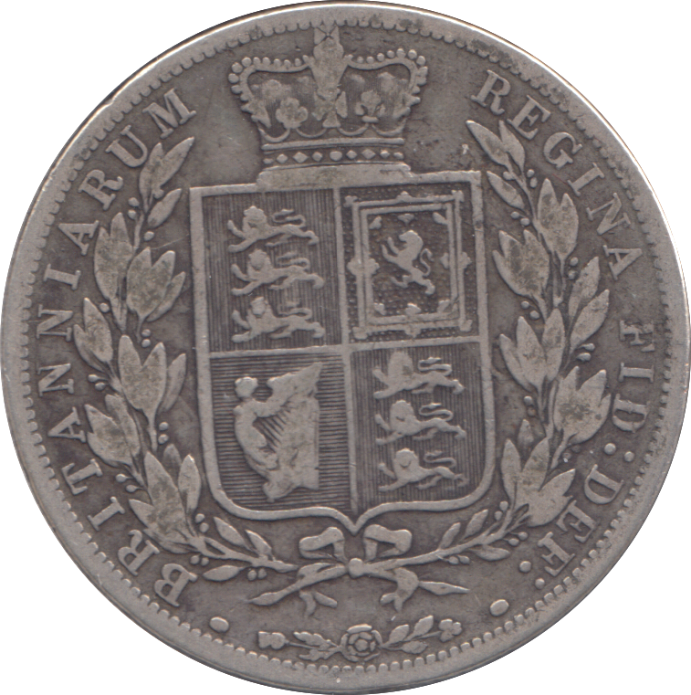 1880 HALFCROWN ( FINE )