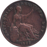 1822 FARTHING ( FINE )