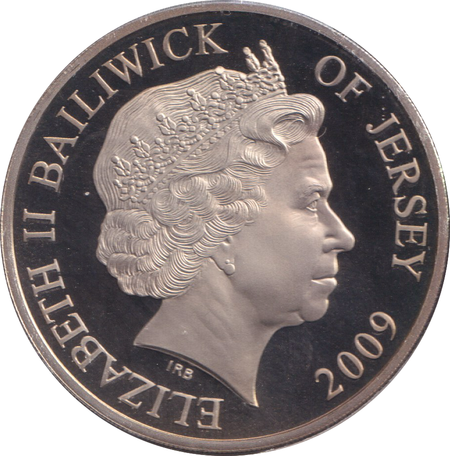 2009 JOHN FISHER FIVE POUND BAILIWICK OF JERSEY