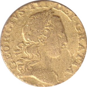 1762 GOLD QUARTER GUINEA ( VF )