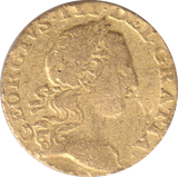 1762 GOLD QUARTER GUINEA ( VF )