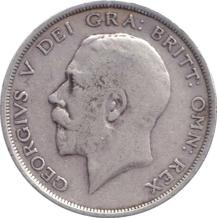 1919 HALFCROWN ( FINE )