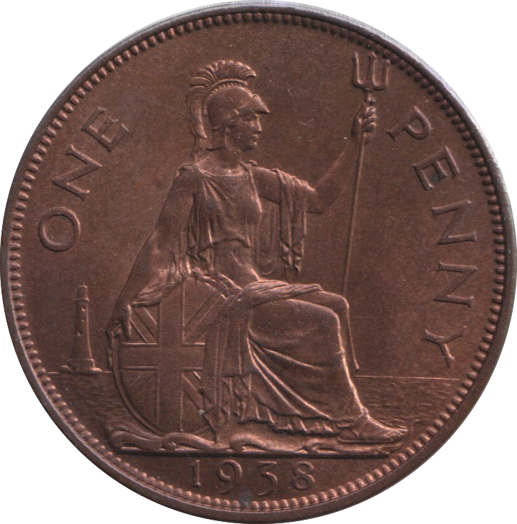 1938 PENNY ( AUNC )