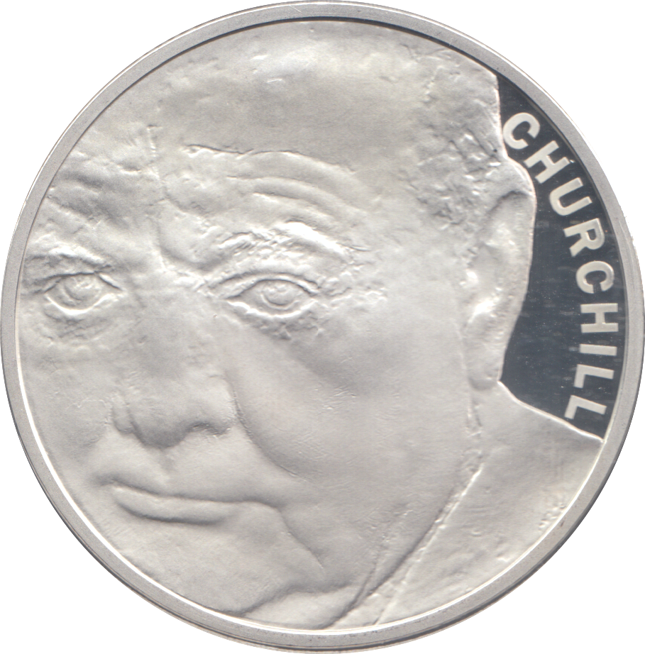 2015 SILVER PROOF FIVE POUNDS CHURCHILL