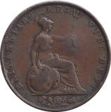 1853 HALFPENNY ( FINE )