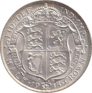 1915 HALFCROWN ( UNC )