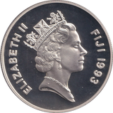 1993 SILVER PROOF TEN DOLLARS FIJI