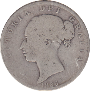 1886 HALFCROWN ( FAIR ) C