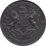 1908 ROYAL NAVAL AND MILITARY MEDALLION