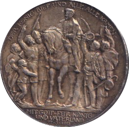 1913 SILVER GERMANY 3 MARK