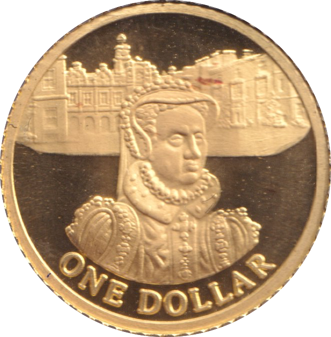 2003 GOLD PROOF ONE DOLLAR COOK ISLANDS