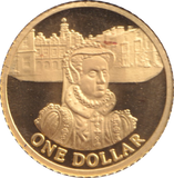 2003 GOLD PROOF ONE DOLLAR COOK ISLANDS