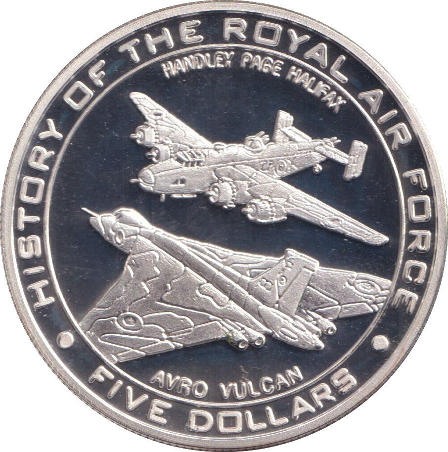2008 SILVER PROOF FIVE DOLLARS NAURU