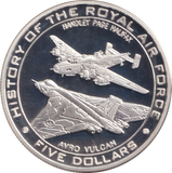 2008 SILVER PROOF FIVE DOLLARS NAURU