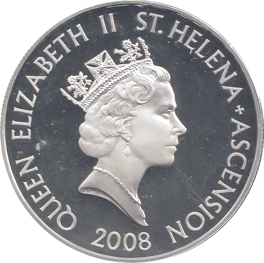 2008 SILVER PROOF £5 MOSQUITO