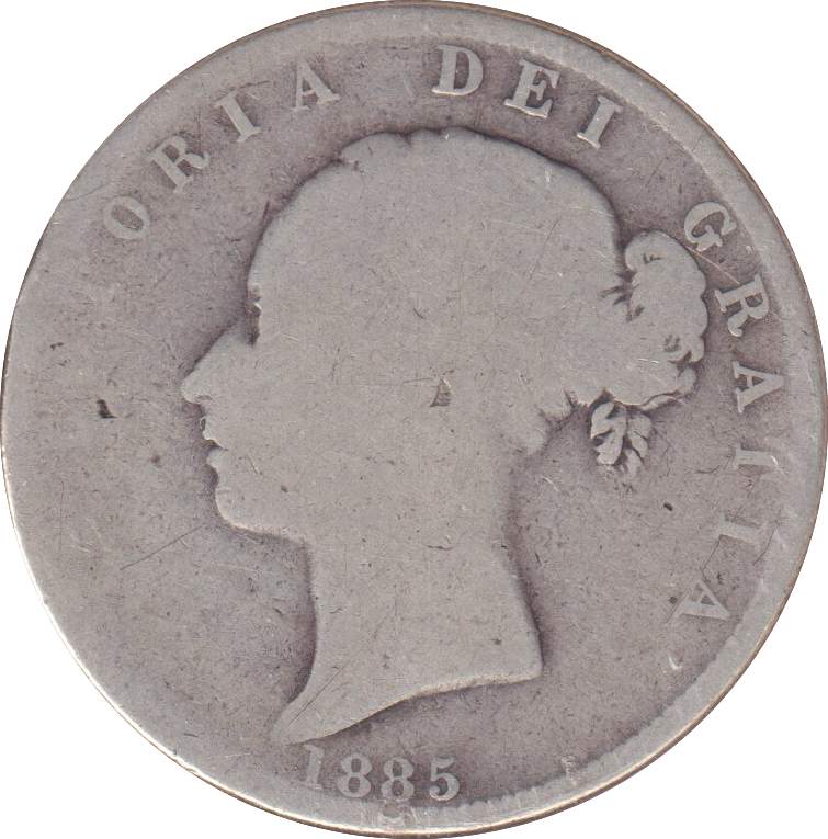 1885 HALFCROWN ( FINE )