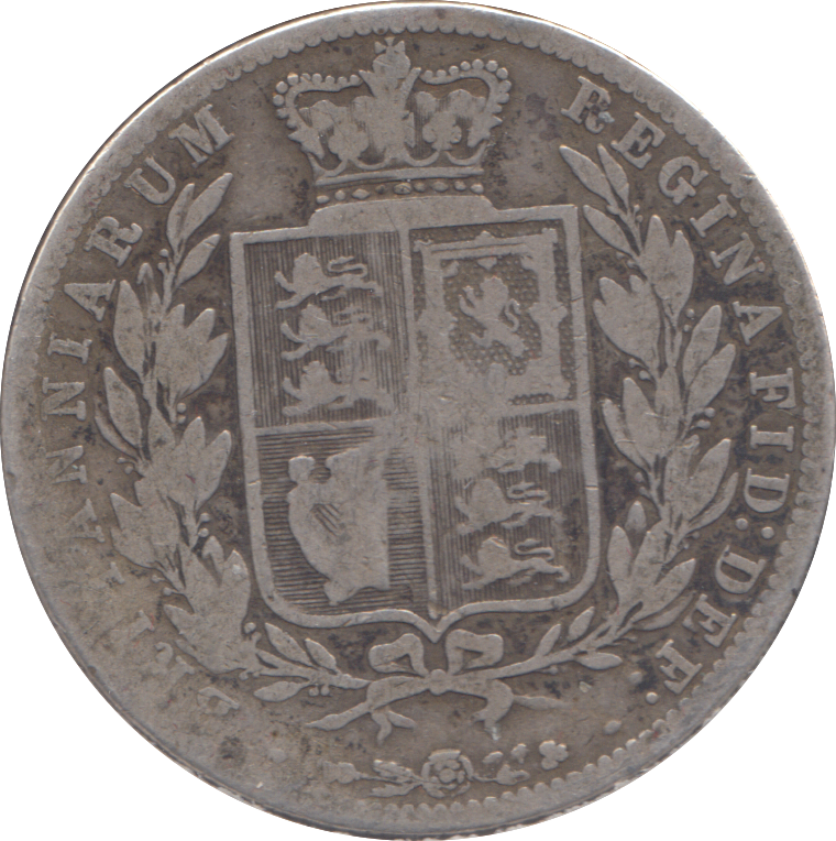 1876 HALFCROWN ( FINE )