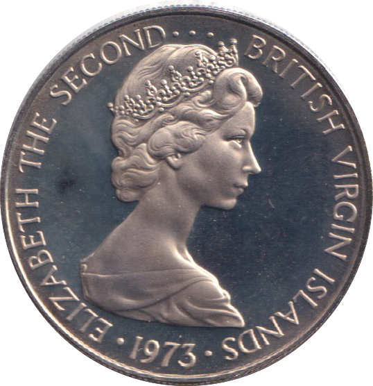 1973 PROOF 10 CENTS VIRGIN ISLANDS