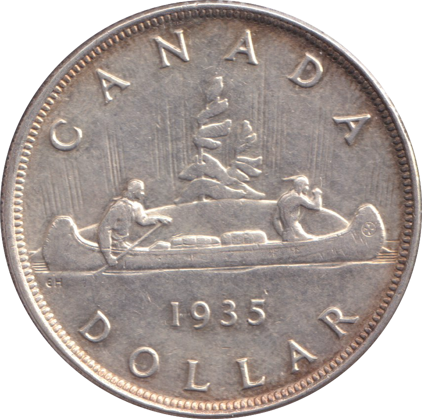 1935 SILVER DOLLAR CANADA