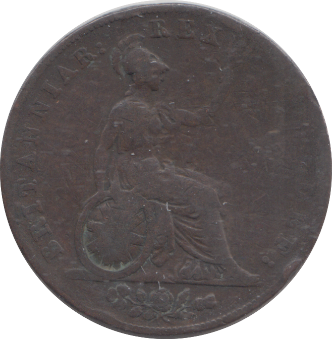 1826 HALFPENNY ( FINE )