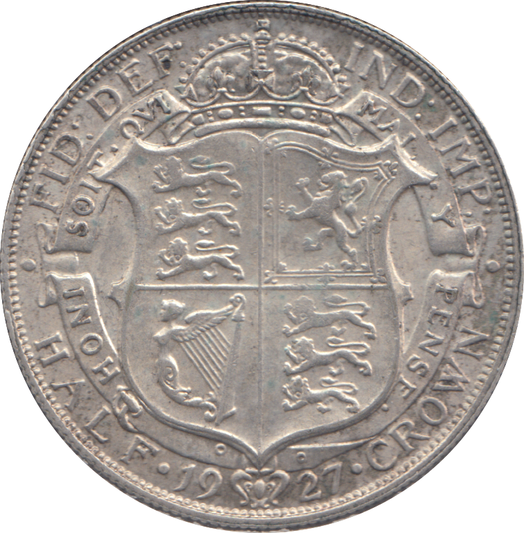 1927 HALFCROWN ( VF )