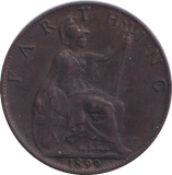 1899 FARTHING ( EF )