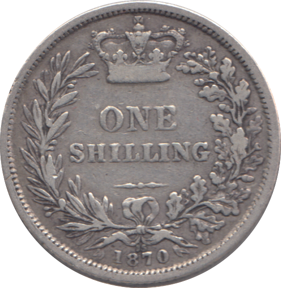 1870 SHILLING ( FINE )
