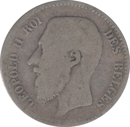 1866 SILVER 1 FRANC BELGIUM
