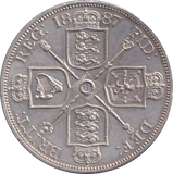 1887 DOUBLE FLORIN ( EF )