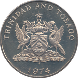 1974 50 CENTS TRINIDAD & TOBAGO