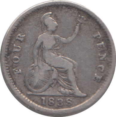 1838 FOURPENCE ( GF )