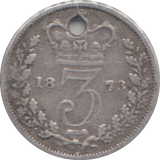 1873 THREEPENCE ( FINE )
