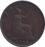 1866 FARTHING ( GFV )
