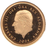 2024 GOLD PROOF FIVE POUND ALDERNEY