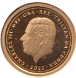 2023 GOLD PROOF FIVE POUND TRISTAN DA CUHNA
